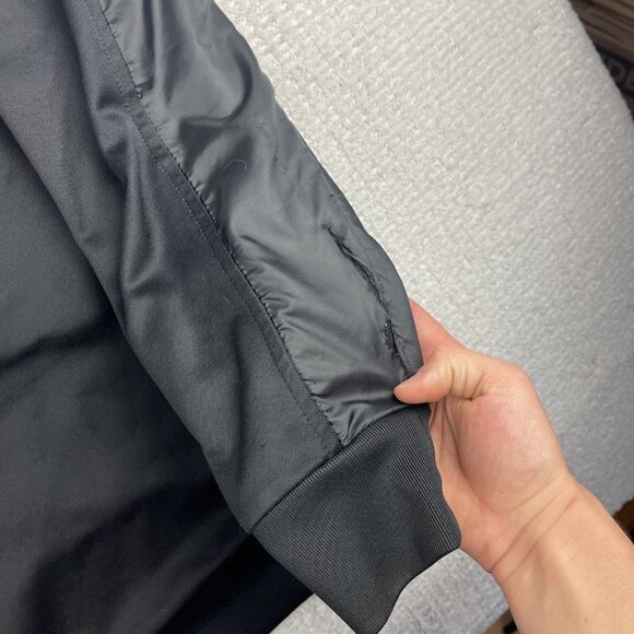 Adidas Ac Milan Full Zip Hoodie Sweatershirt Jersey Soccer Mens XL *Defect, Read - Picture 10 of 16